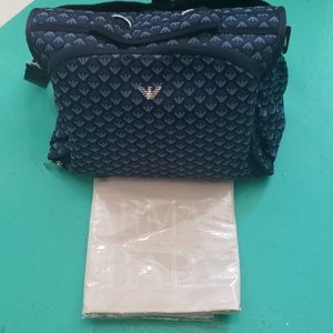 Armani baby diaper bag